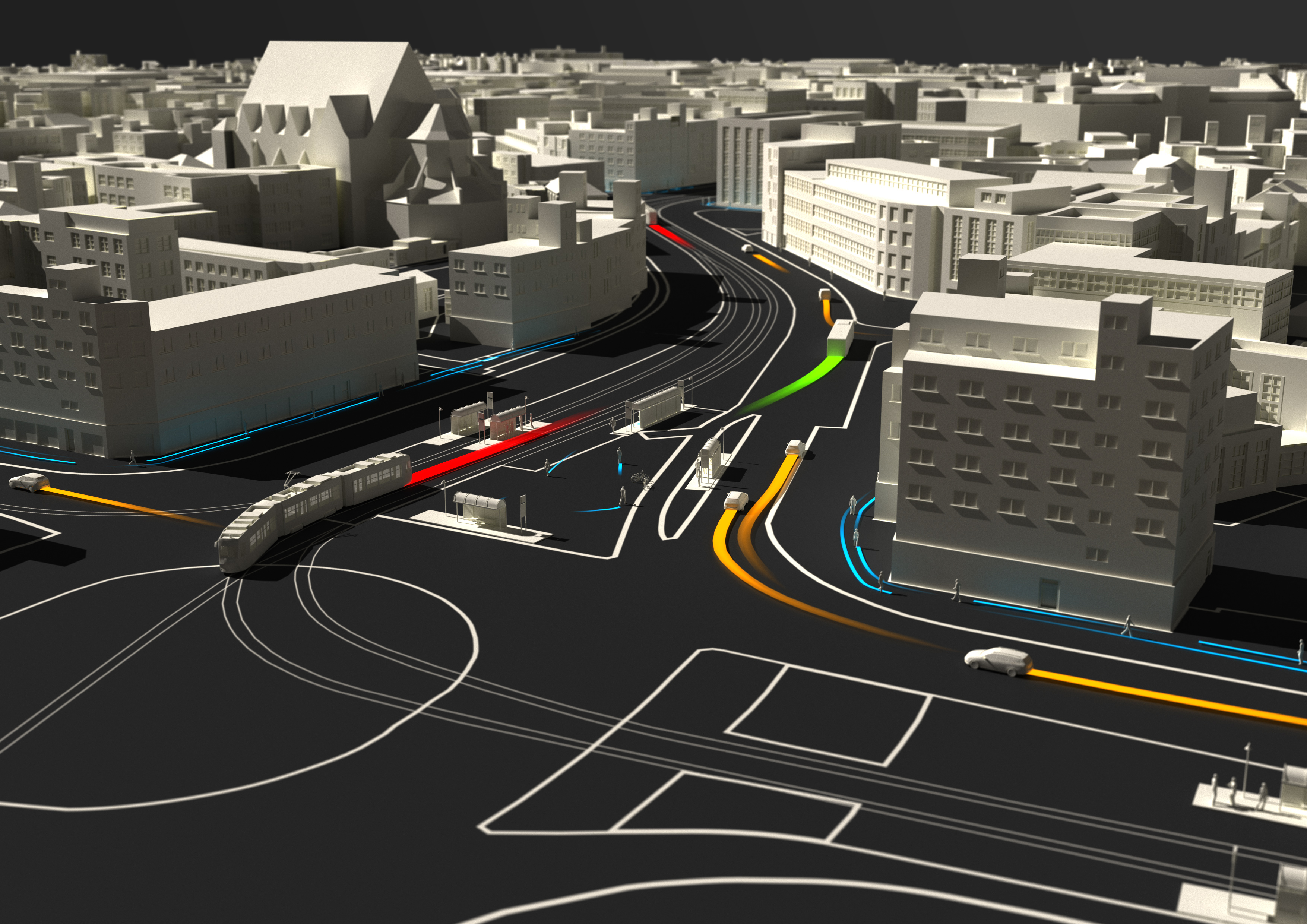 Interaction between Autonomous and Conventional Road Users